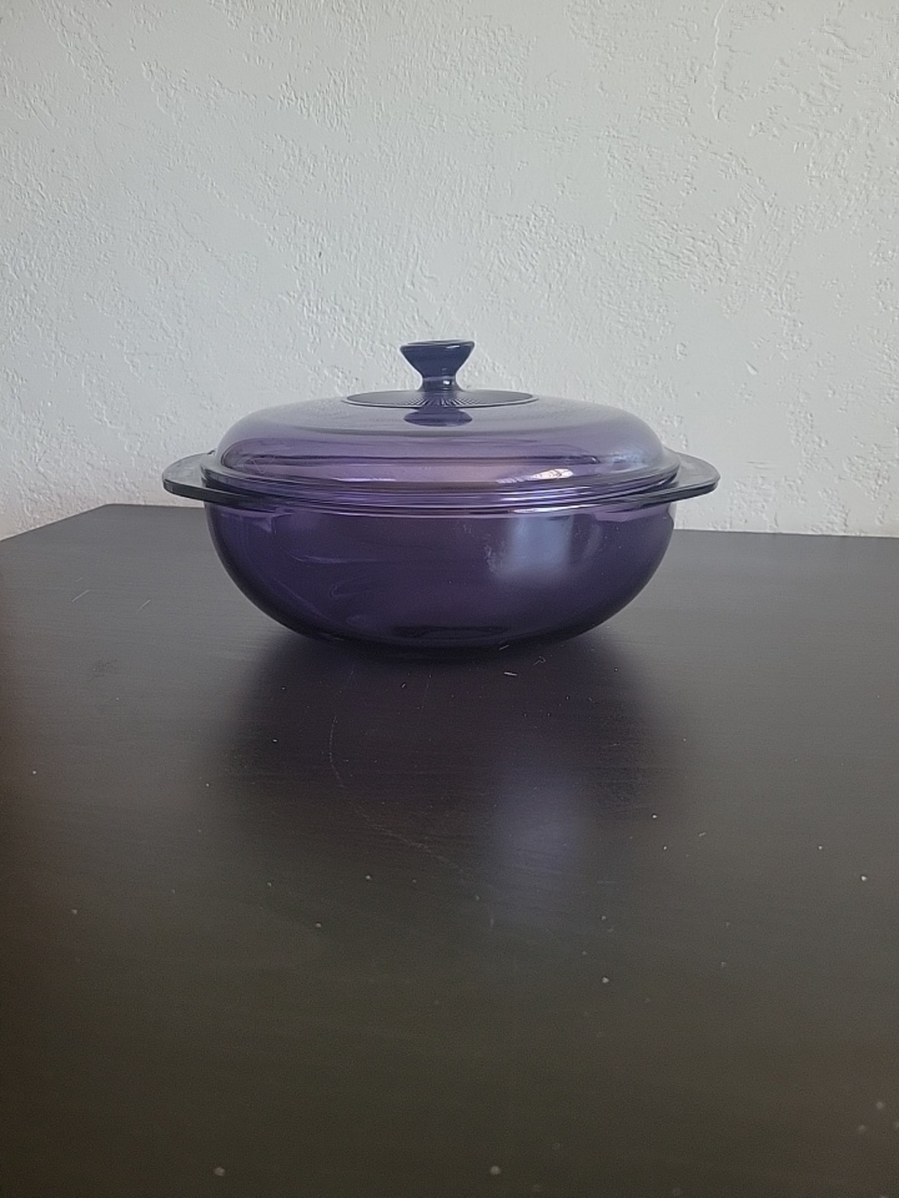 Pyrex Purple Glass Casserole with Lid